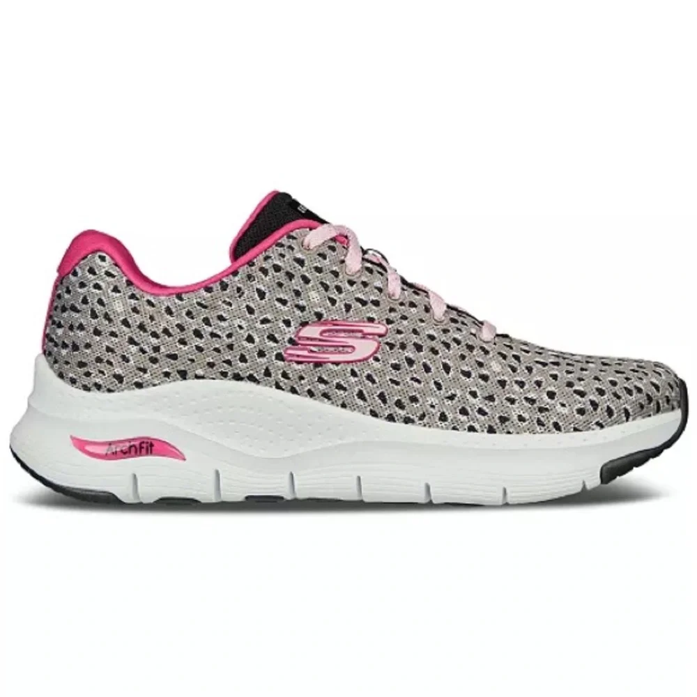 SKECHERS DVF PINK SPRINTING SPOTS CASUAL SNEAKERS - Picture 3 of 7
